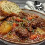 hearty venison stew recipe - featured image