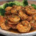 honey garlic shrimp recipe - featured image