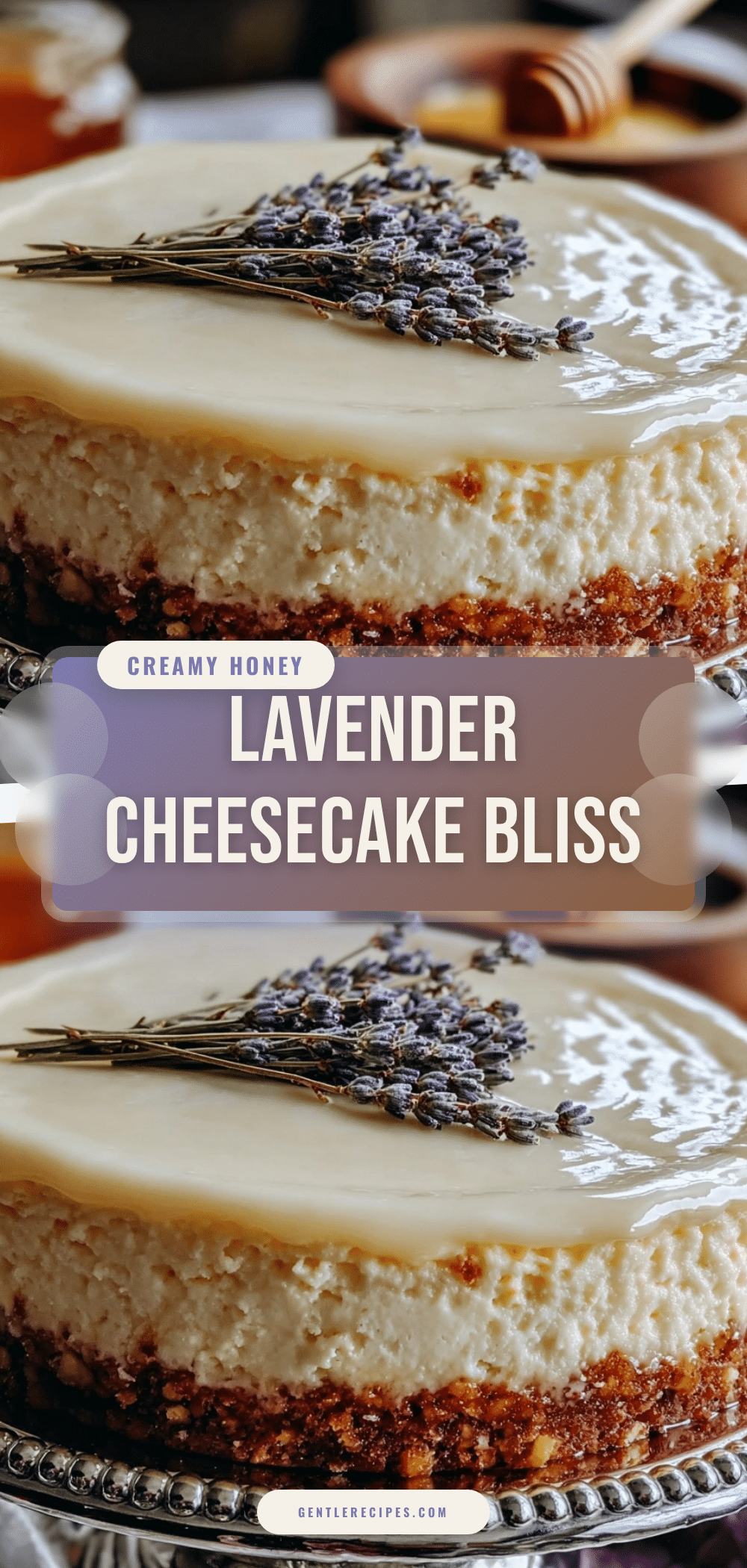 Creamy Honey Lavender Cheesecake Recipe Easy Best Birthday Dessert 5 honey lavender cheesecake recipe