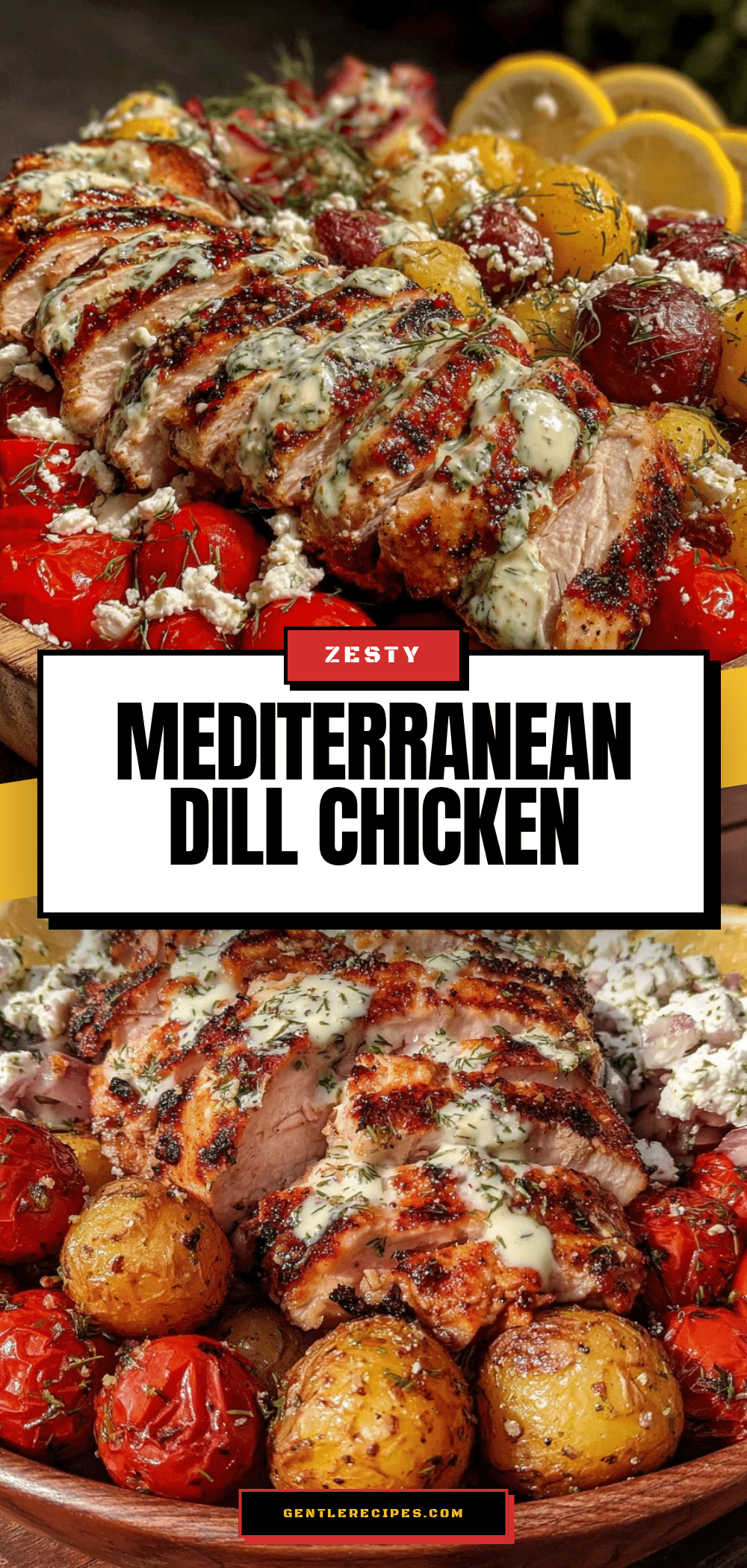 Fresh Mediterranean Lemon Dill Chicken Bowls Easy Healthy Meal Prep Recipe 5 lemon dill chicken bowls recipe