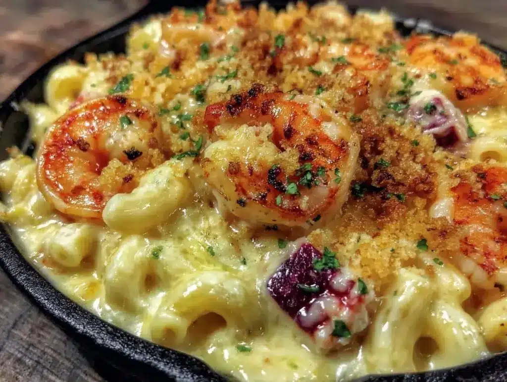 lobster crab shrimp macaroni and cheese - featured image