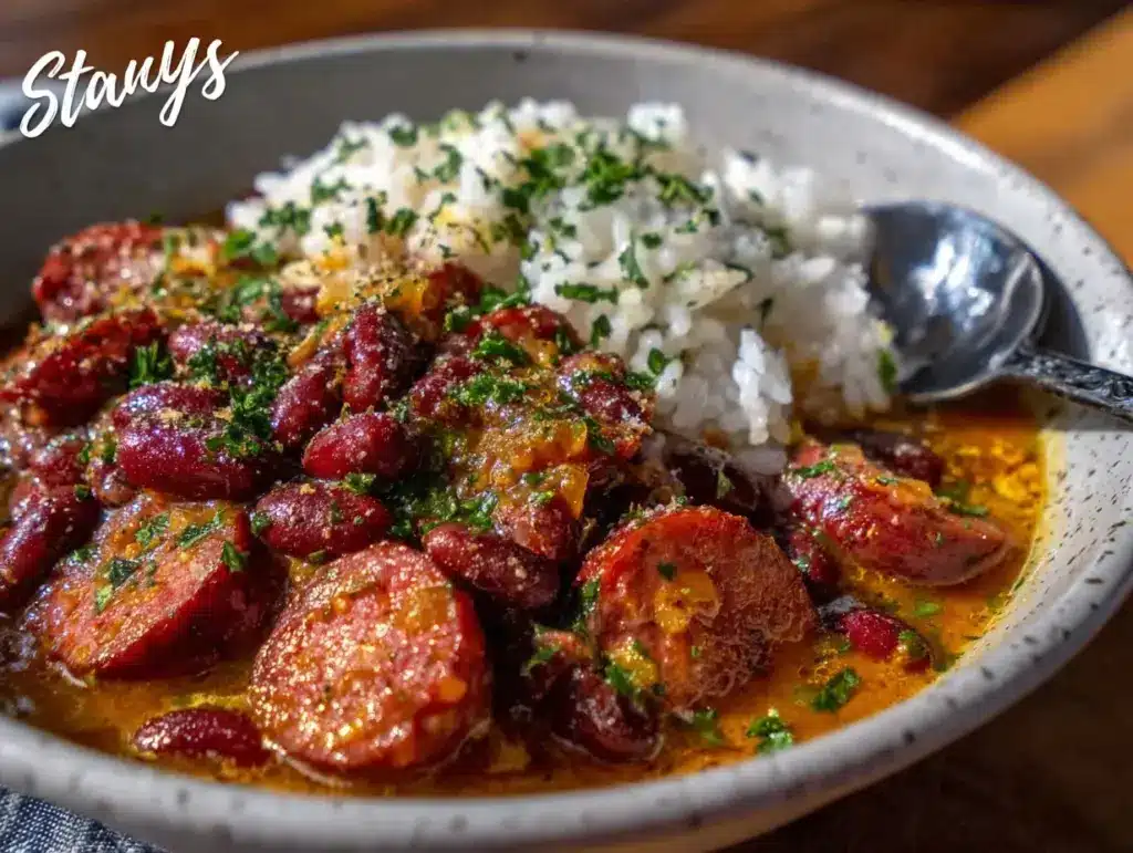 Louisiana red beans and rice - featured image
