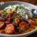 Louisiana red beans and rice - featured image