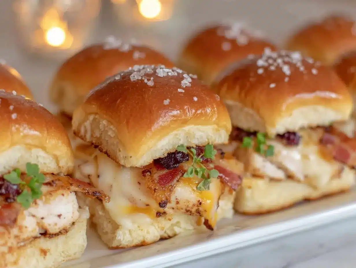 Savory Maple Chicken Bacon Sliders Easy Homemade Dinner Recipe 4 maple chicken bacon sliders preparation steps