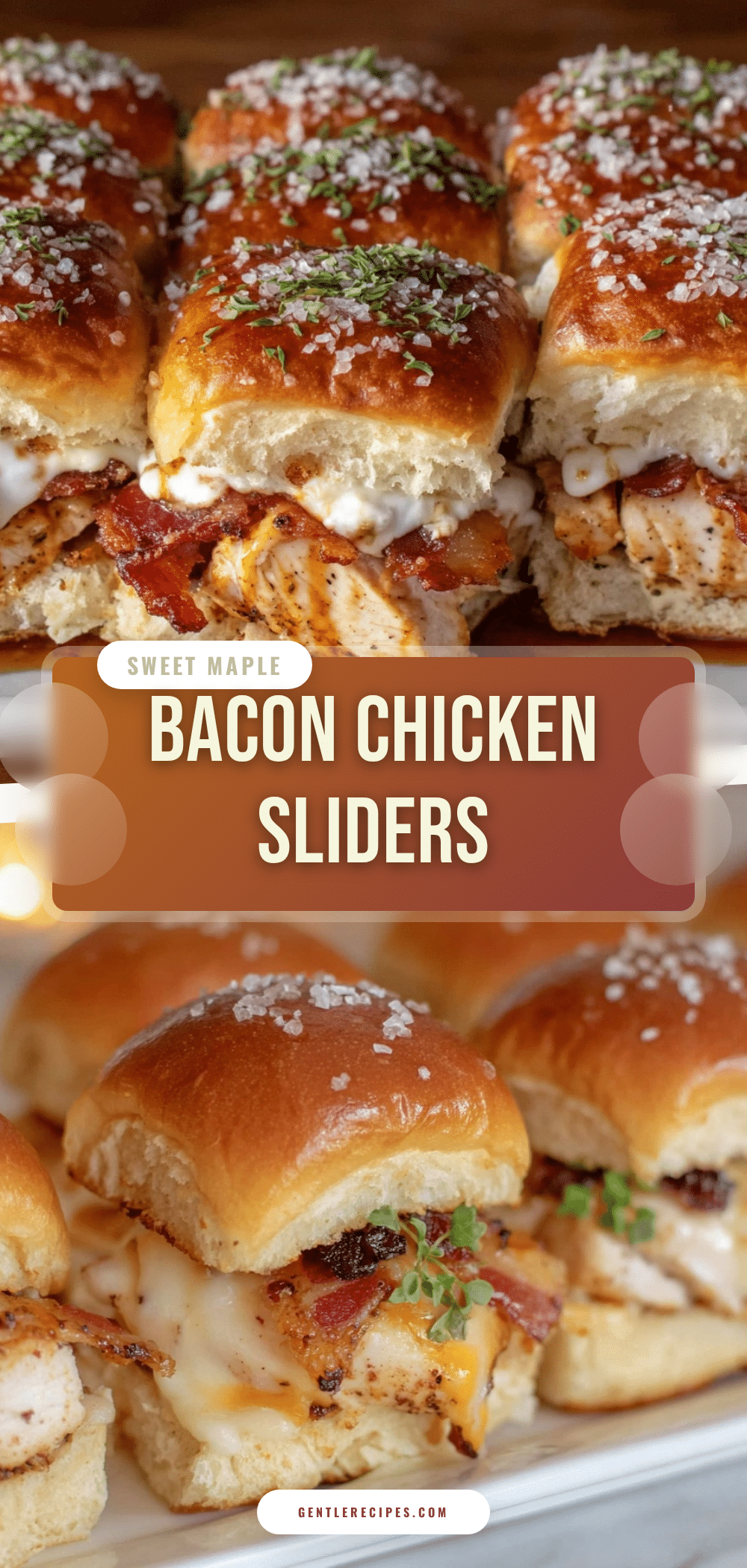 Savory Maple Chicken Bacon Sliders Easy Homemade Dinner Recipe 5 maple chicken bacon sliders recipe