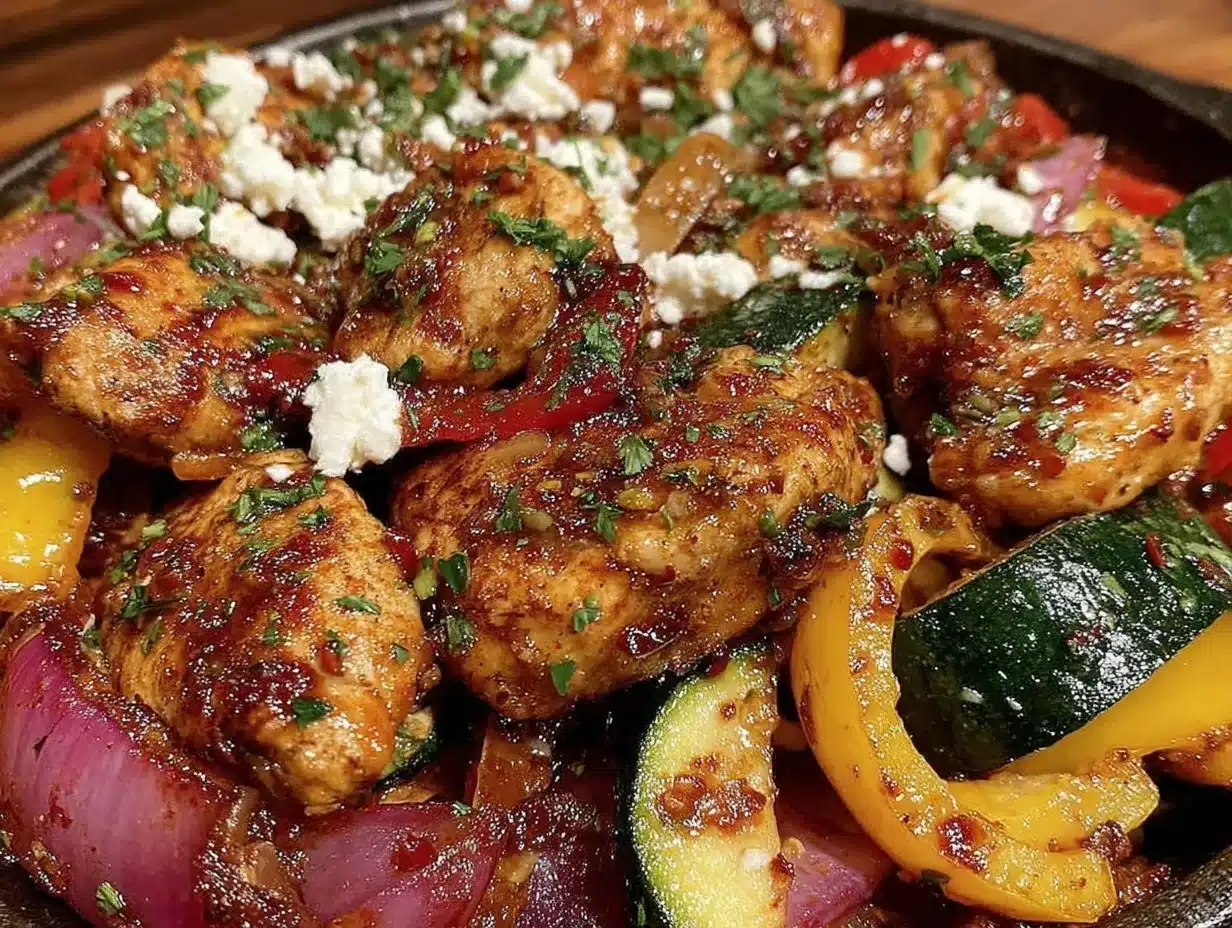 Easy Healthy Mediterranean Chicken Stir Fry Recipe for Quick Delicious Dinners 4 Mediterranean chicken stir fry preparation steps