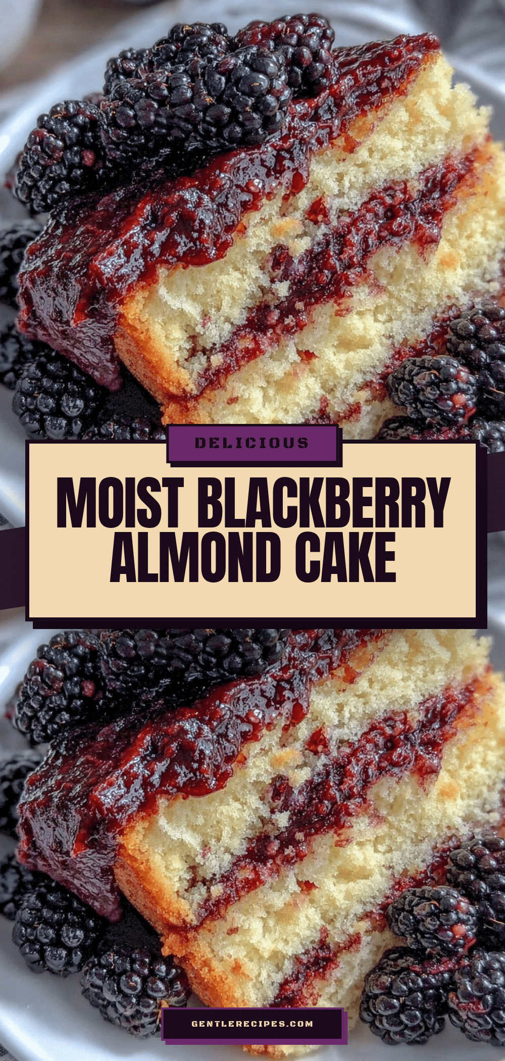 Moist Blackberry Almond Cake Recipe with Easy Fresh Blackberry Filling 5 moist blackberry almond cake recipe