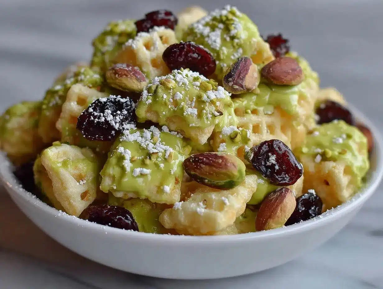 Easy Pistachio Puppy Chow Recipe 5 Steps for a Delicious Snack 4 pistachio puppy chow recipe preparation steps