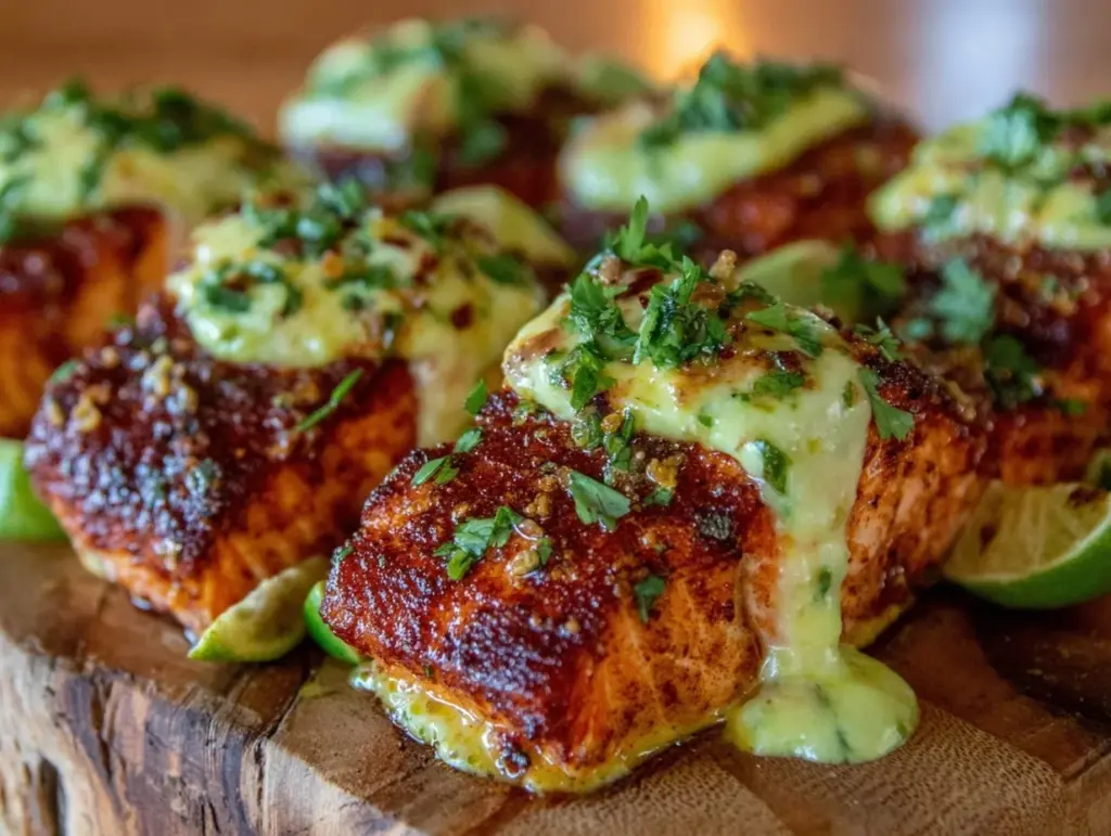 quick baked cajun salmon - featured image