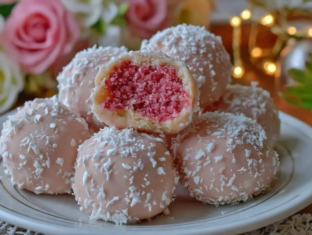 rose truffles recipe - featured image