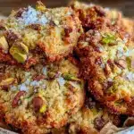 salted pistachio cookies - featured image