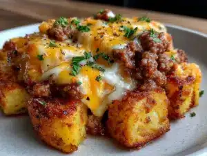 Home 5 savory cowboy potato casserole - featured image