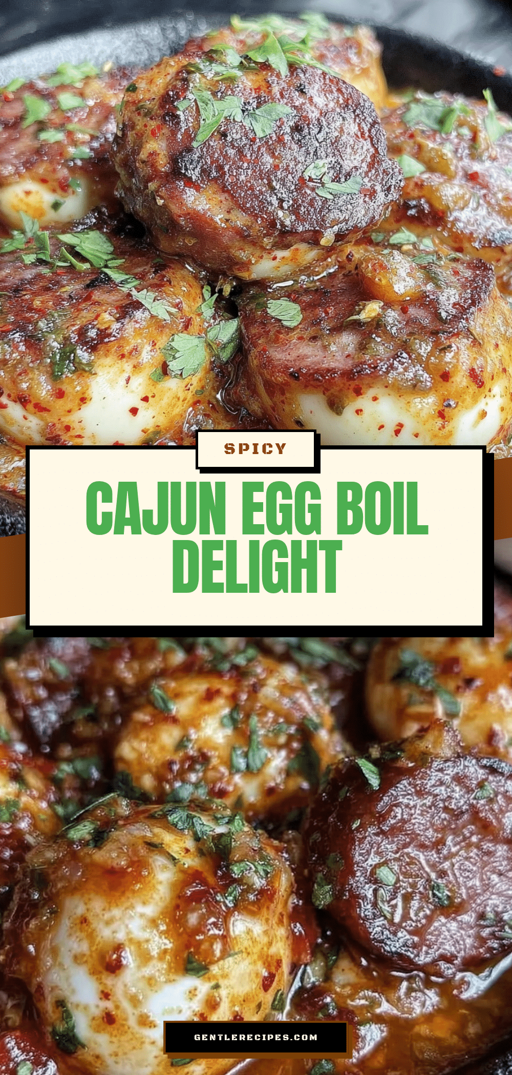 Savory Egg Boil with Sausage and Cajun Sauce Easy Recipe for Flavor Lovers 5 savory egg boil recipe