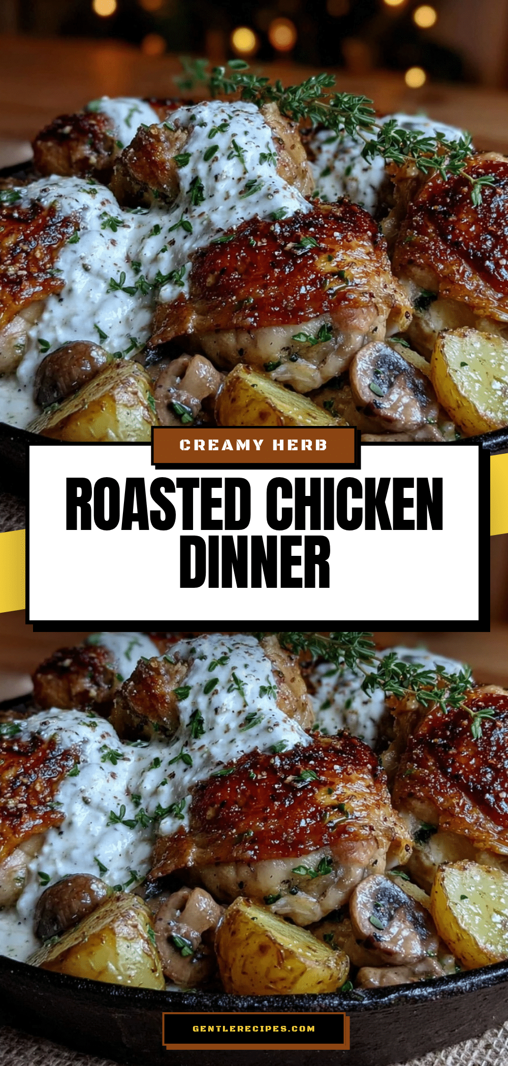 Savory Herb Roasted Chicken Recipe with Mushrooms and Potatoes Easy Step-by-Step Guide 5 savory herb roasted chicken recipe
