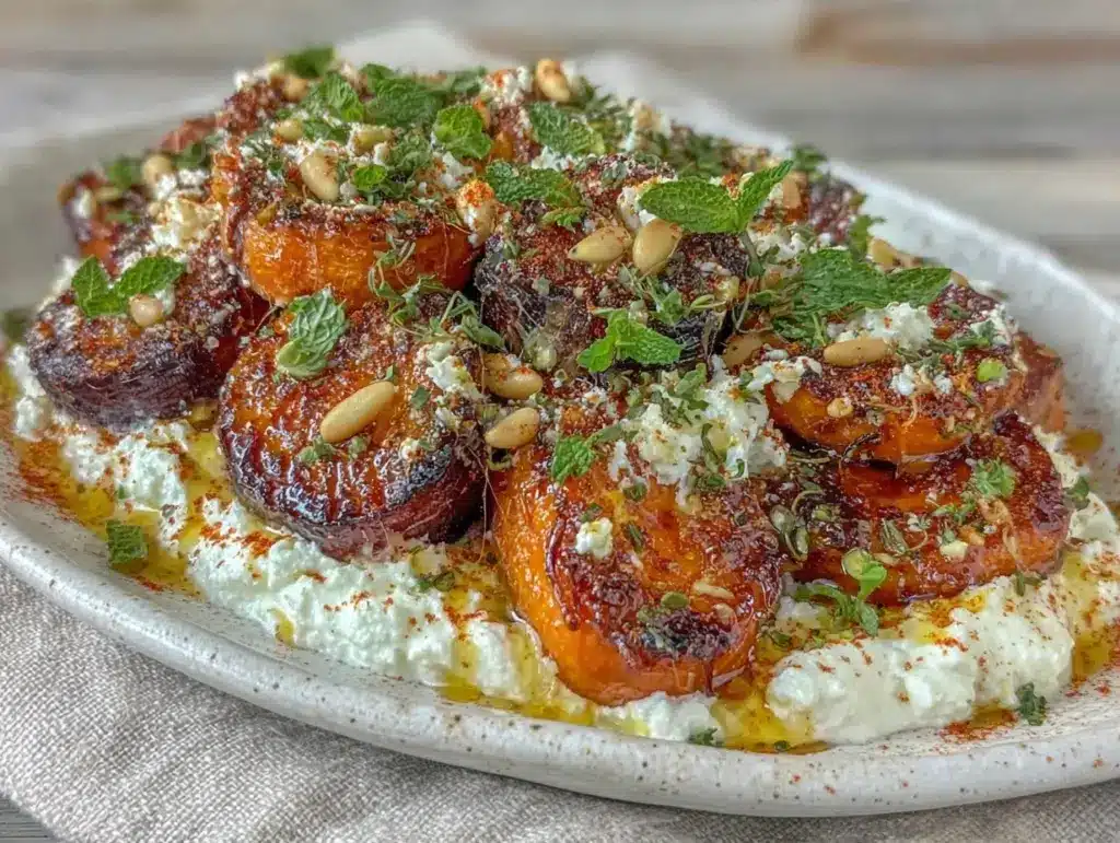 savory roasted carrots - featured image