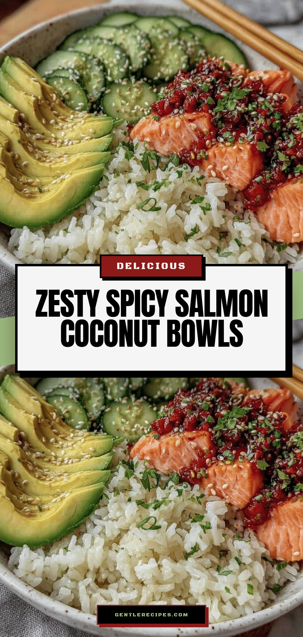 Savory Spicy Salmon Bowls with Coconut Rice Easy Homemade Recipe 5 savory spicy salmon bowls recipe