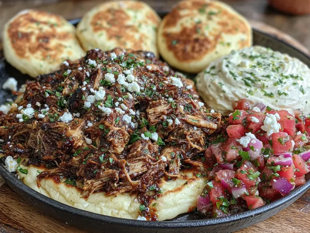 slow cooker chicken shawarma recipe - featured image