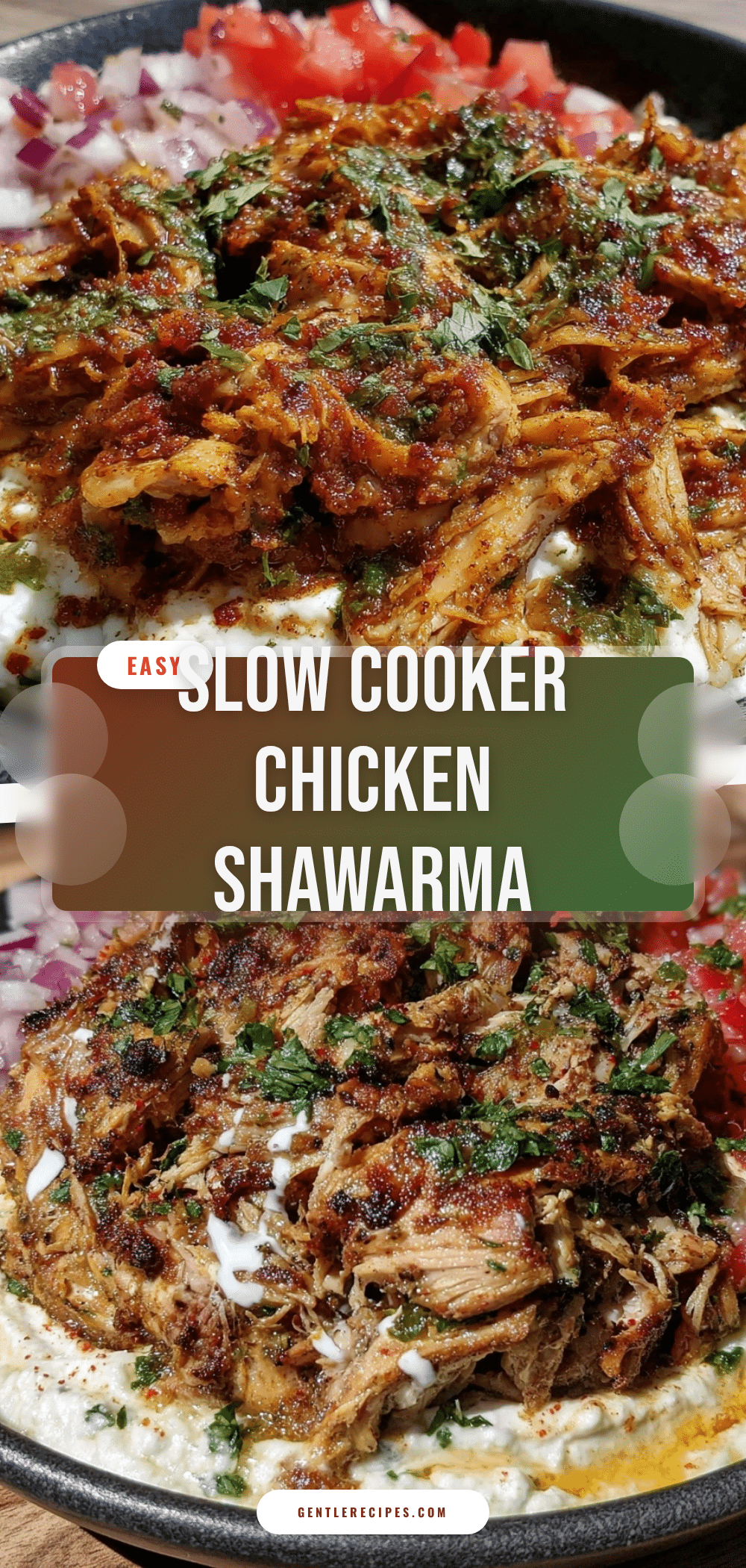 Easy Slow Cooker Chicken Shawarma Recipe 5-Step Healthy Crock Pot Meal 5 slow cooker chicken shawarma recipe