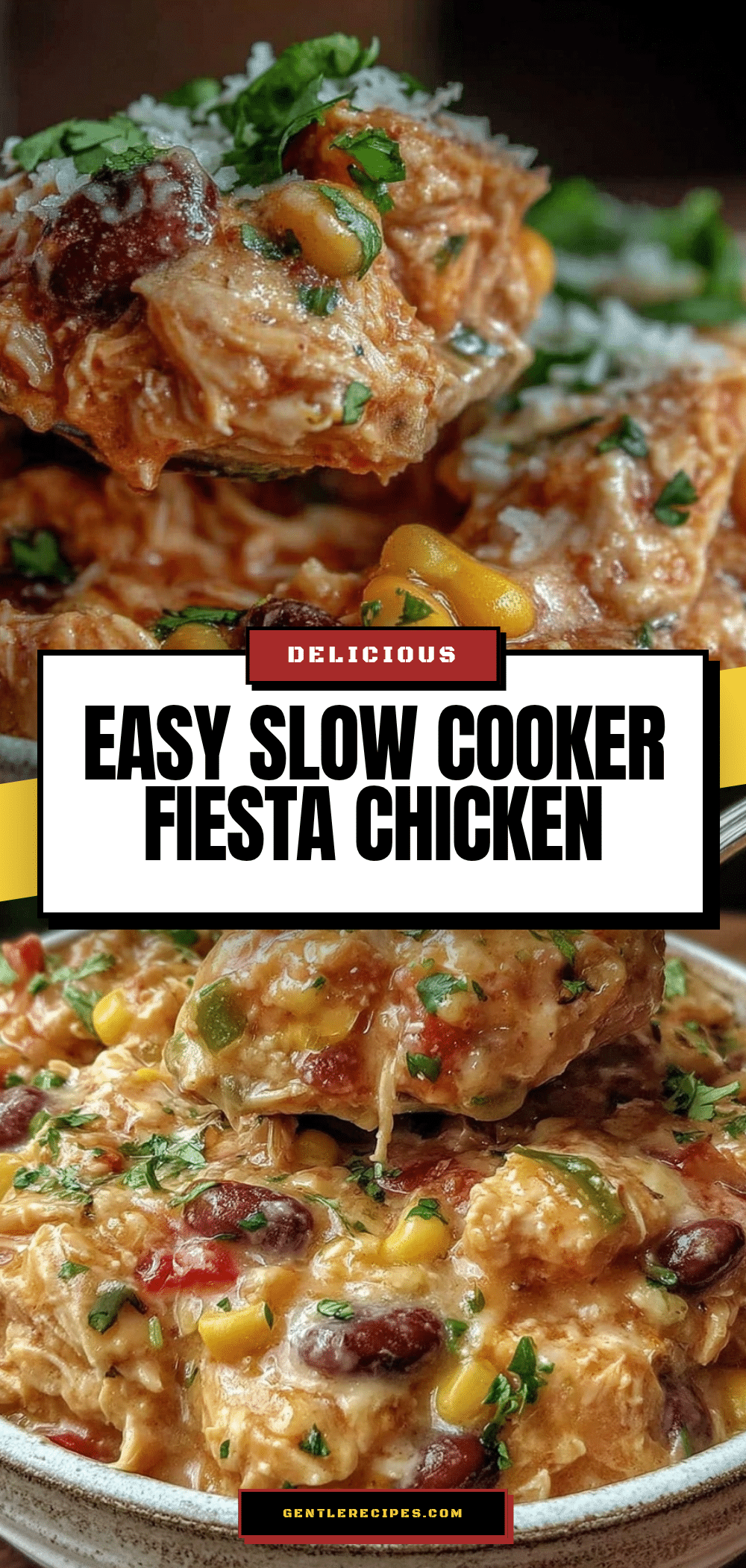 Easy Slow Cooker Fiesta Chicken Recipe for Flavorful Taco Bowls 5 slow cooker fiesta chicken recipe