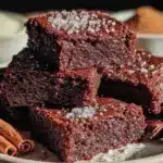 spiced gingerbread brownies - featured image