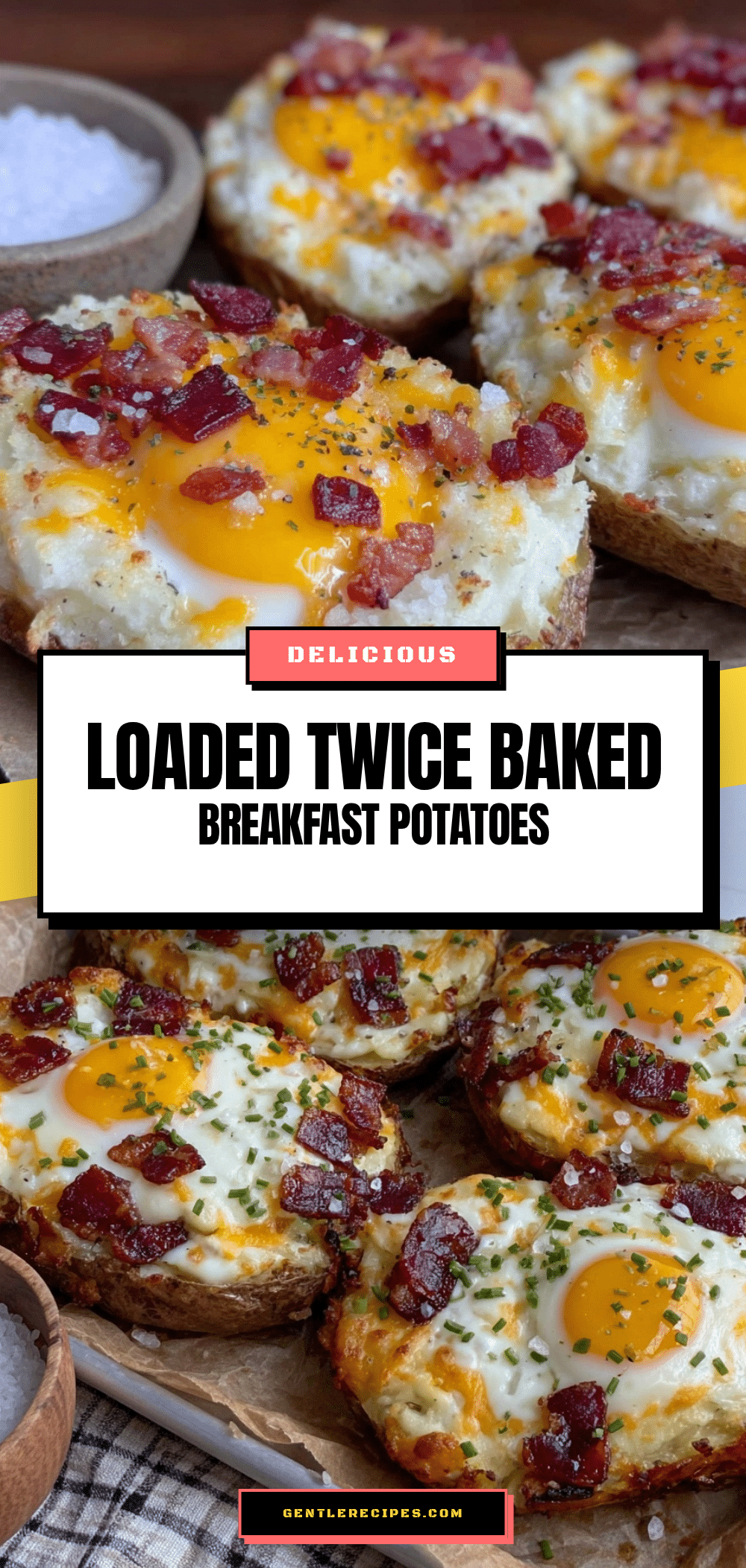 Savory Twice Baked Loaded Breakfast Potatoes Easy Party Recipe 5 twice baked loaded breakfast potatoes recipe