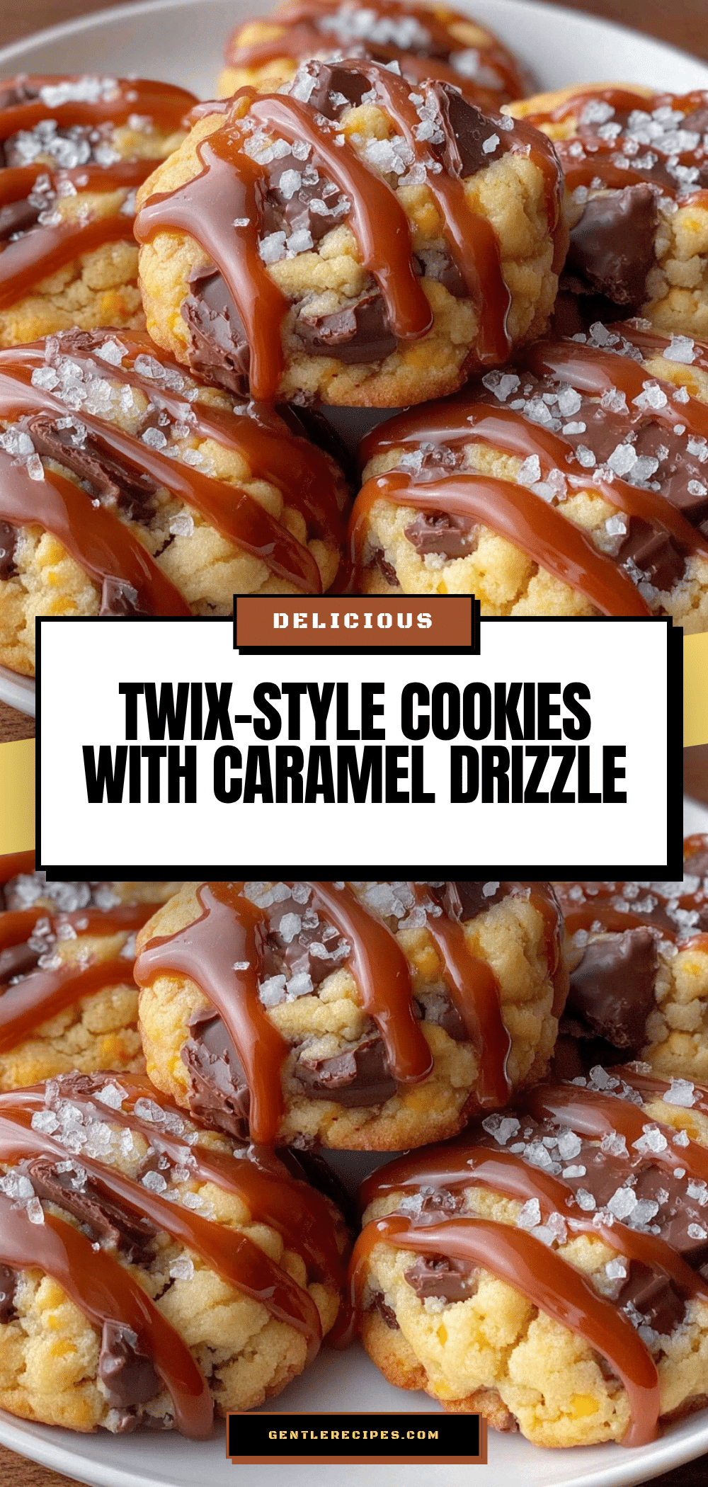 Irresistible Twix-Style Cookies Recipe Easy Homemade Caramel Drizzle Treats 5 Twix-style cookies recipe