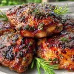 baked honey dijon chicken breast - featured image
