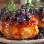blueberry thyme chicken - featured image