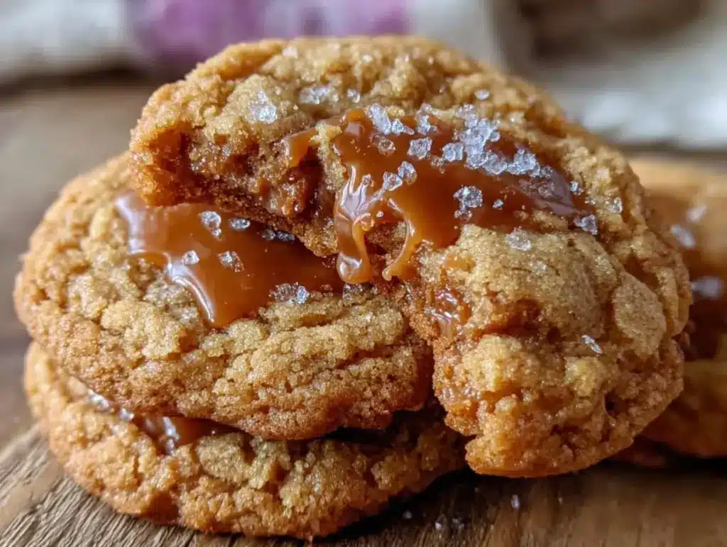 brown butter coffee toffee cookies - featured image