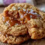 brown butter coffee toffee cookies - featured image