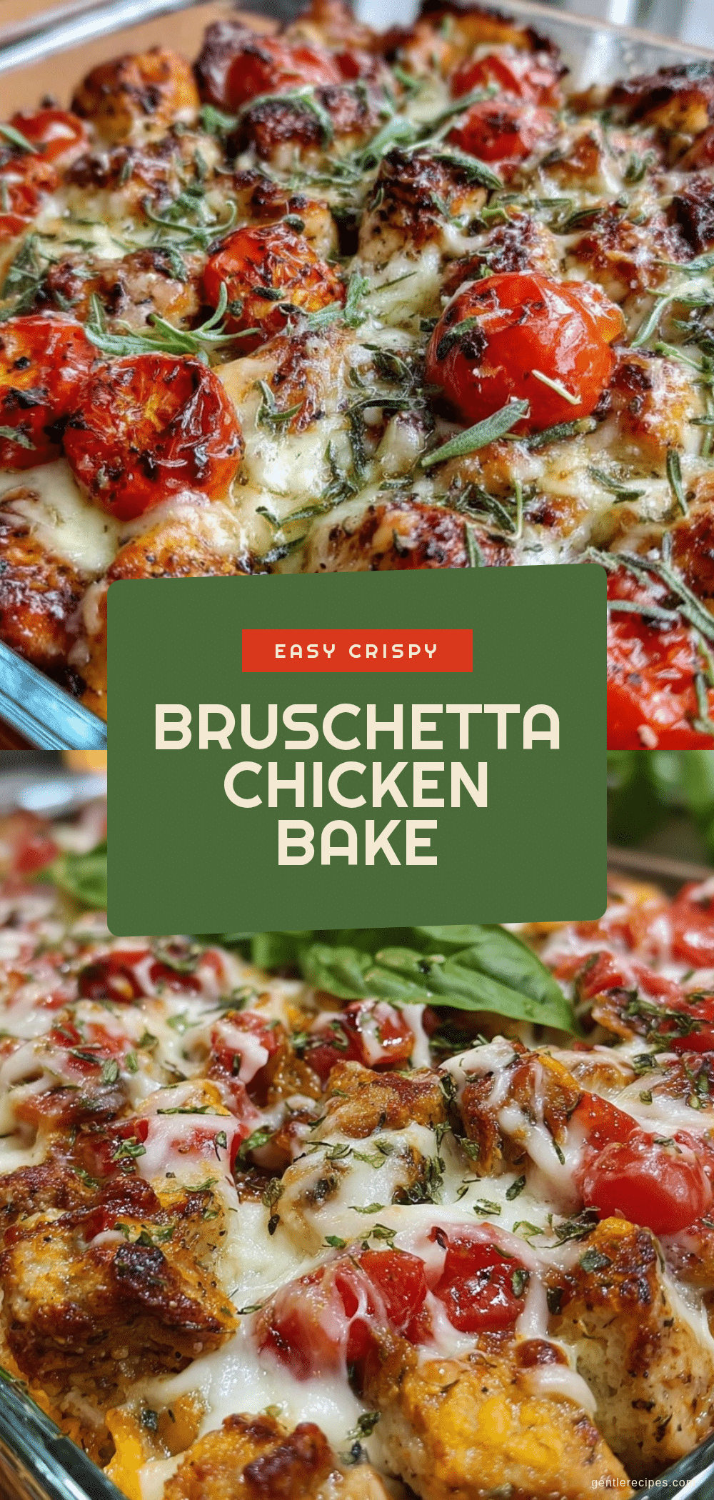 Bruschetta Chicken Bake Recipe Easy Crispy Dinner Idea for Guests 5 bruschetta chicken bake recipe