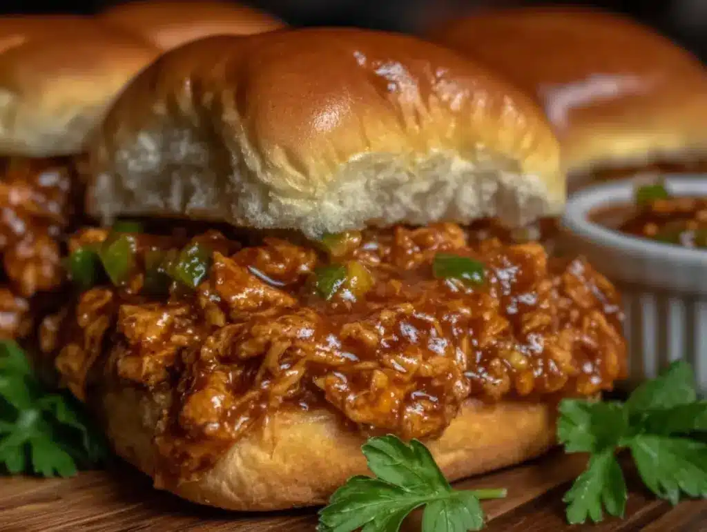 Cajun chicken sloppy joes - featured image