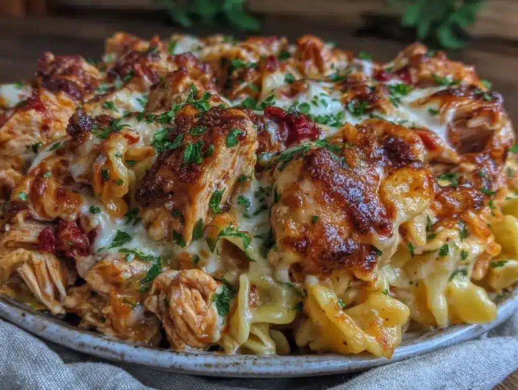 Home 1 Cajun Cream Cheese Chicken Pasta Bake - featured image