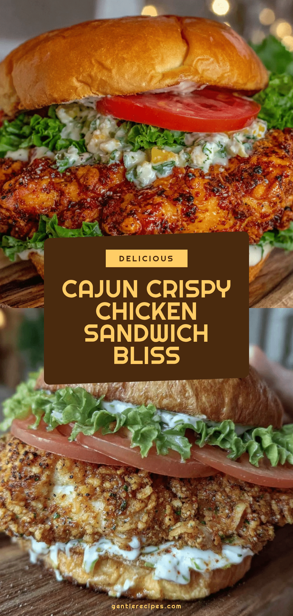 Cajun Crispy Chicken Sandwich Recipe Easy Homemade Garlic Aioli in 30 Minutes 5 Cajun crispy chicken sandwich recipe
