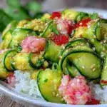 California Roll Cucumber Salad - featured image