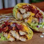 chicken bacon wrap - featured image