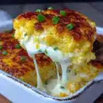 chicken hashbrown casserole - featured image