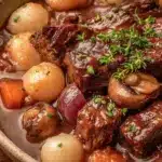 classic beef bourguignon recipe - featured image
