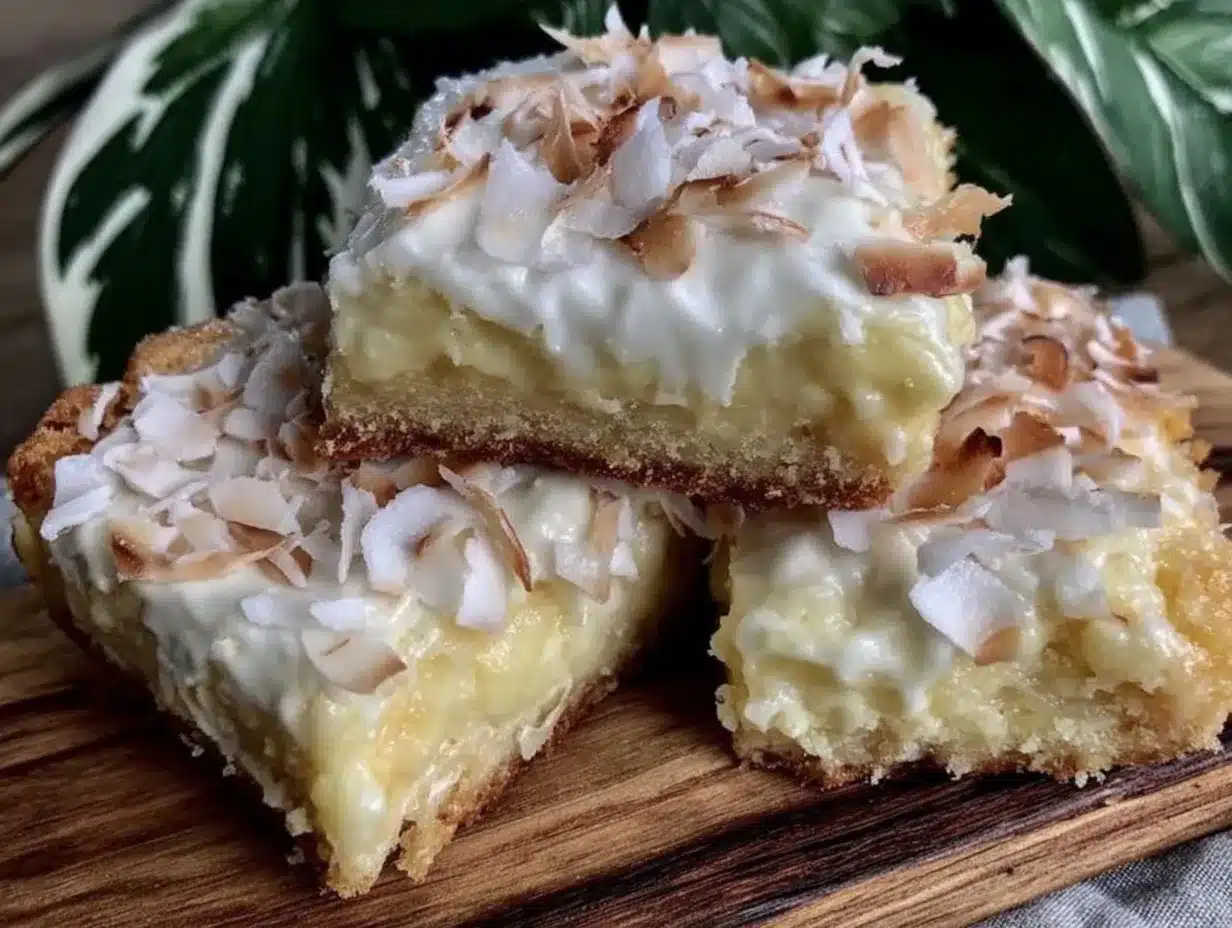 Coconut Cream Dream Bars Recipe Easy Homemade Golden Crust Treats 4 Coconut Cream Dream Bars preparation steps