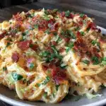 creamy cabbage carbonara recipe - featured image