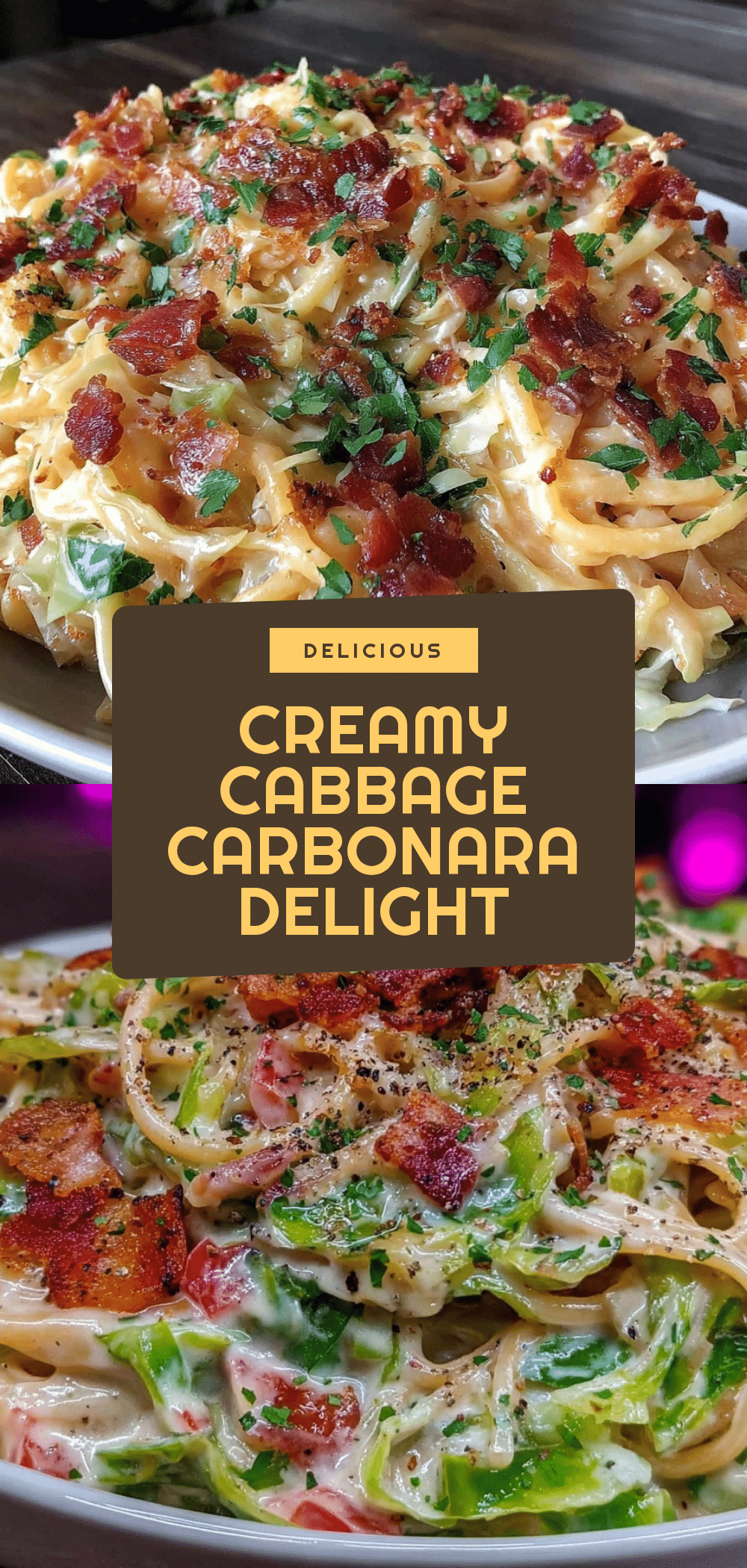 Creamy Cabbage Carbonara Recipe Easy Homemade Velvety Sauce 5 creamy cabbage carbonara recipe recipe