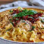 creamy chicken lasagna soup - featured image