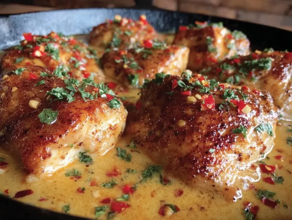 creamy cowboy butter chicken recipe - featured image