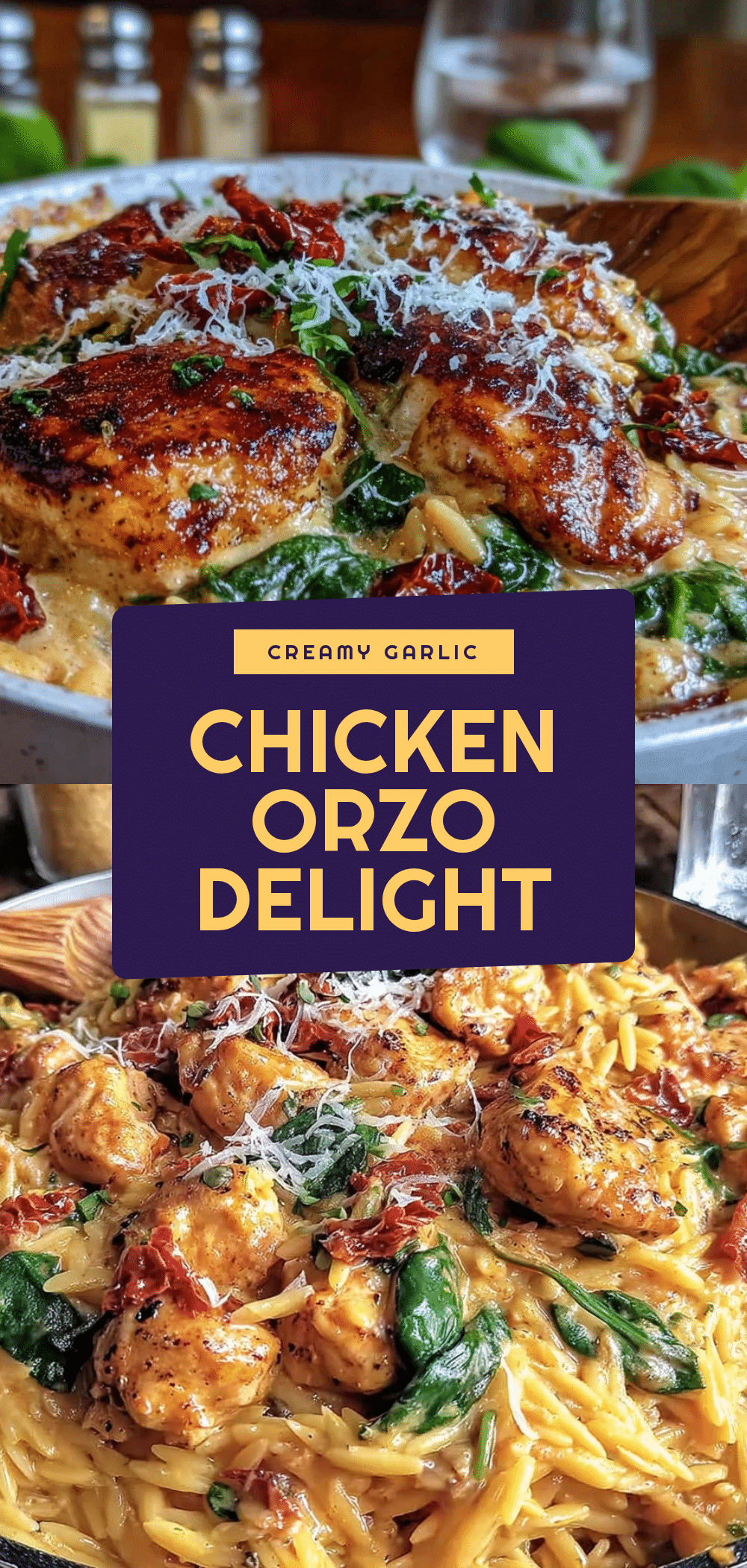 Creamy Garlic Chicken Orzo Recipe Perfect for Quick 30-Minute Dinners 5 creamy garlic chicken orzo recipe