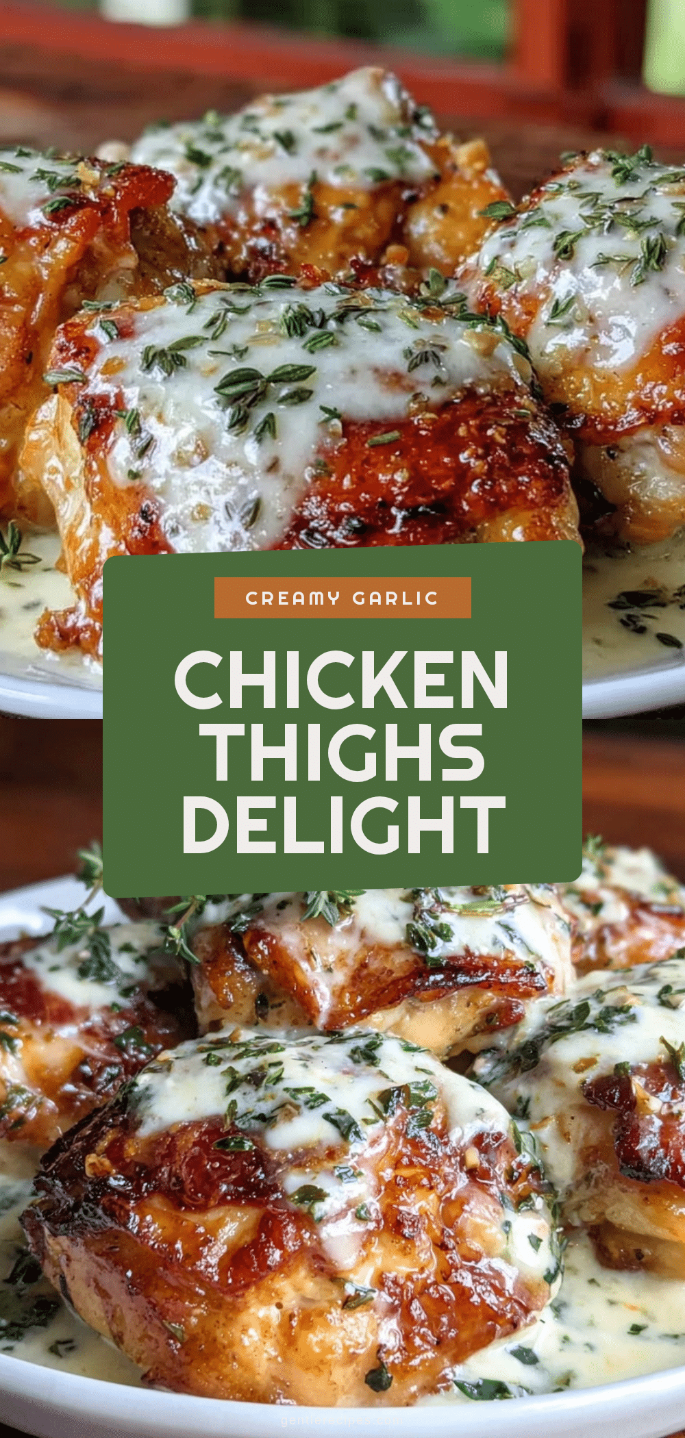 Creamy Garlic Chicken Thighs Recipe Easy and Ready in 30 Minutes 5 creamy garlic chicken thighs recipe