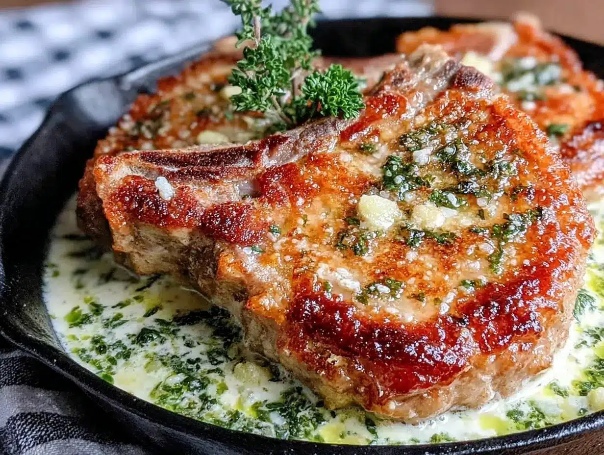 Creamy Garlic Pork Chops Recipe 5 Easy One-Pan Dinners to Try 4 creamy garlic pork chops preparation steps