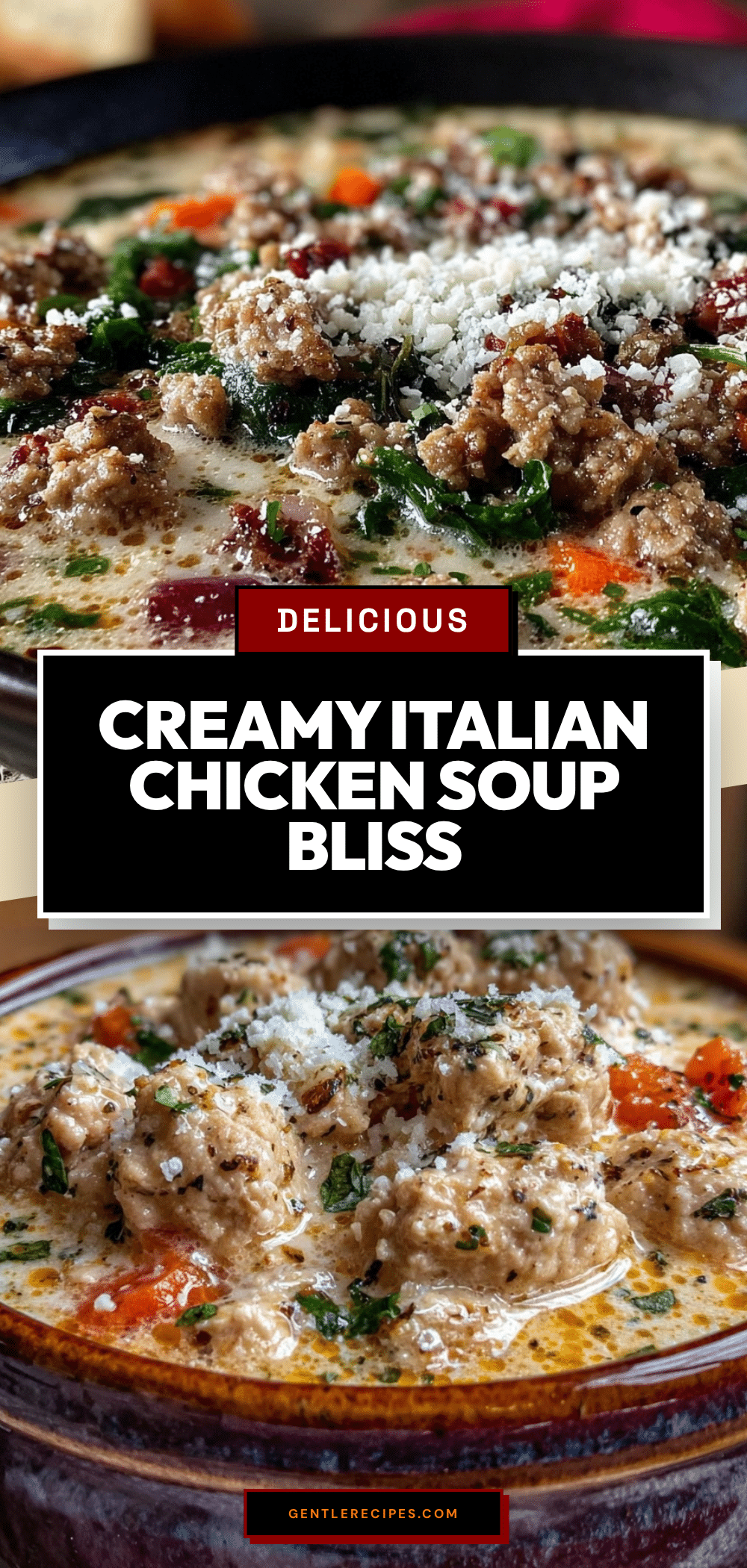 Creamy Italian Ground Chicken Soup Recipe Easy Ready in 30 Minutes 5 creamy Italian ground chicken soup recipe