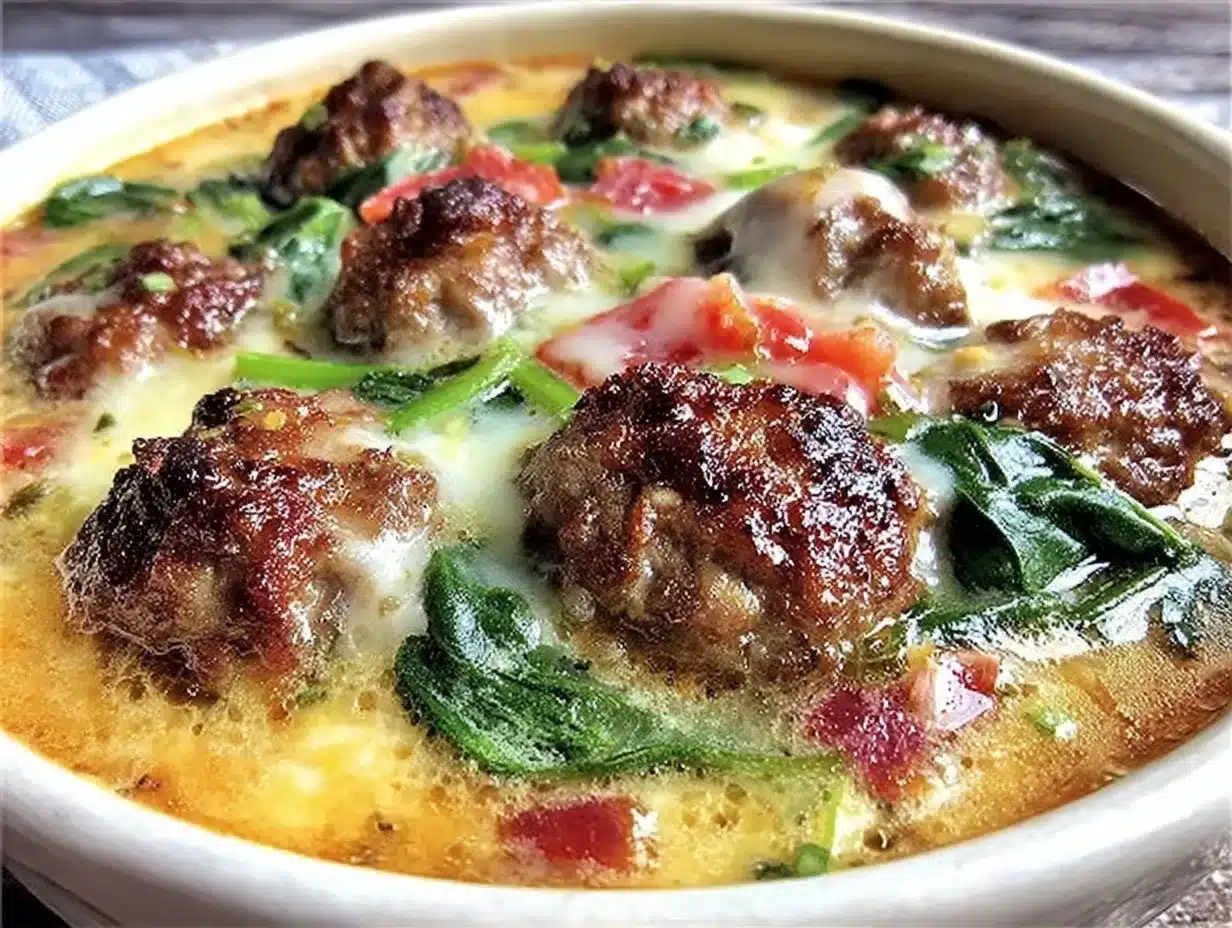 Creamy Keto Italian Sausage Soup Recipe Easy Comfort Meal Idea 4 creamy keto italian sausage soup preparation steps