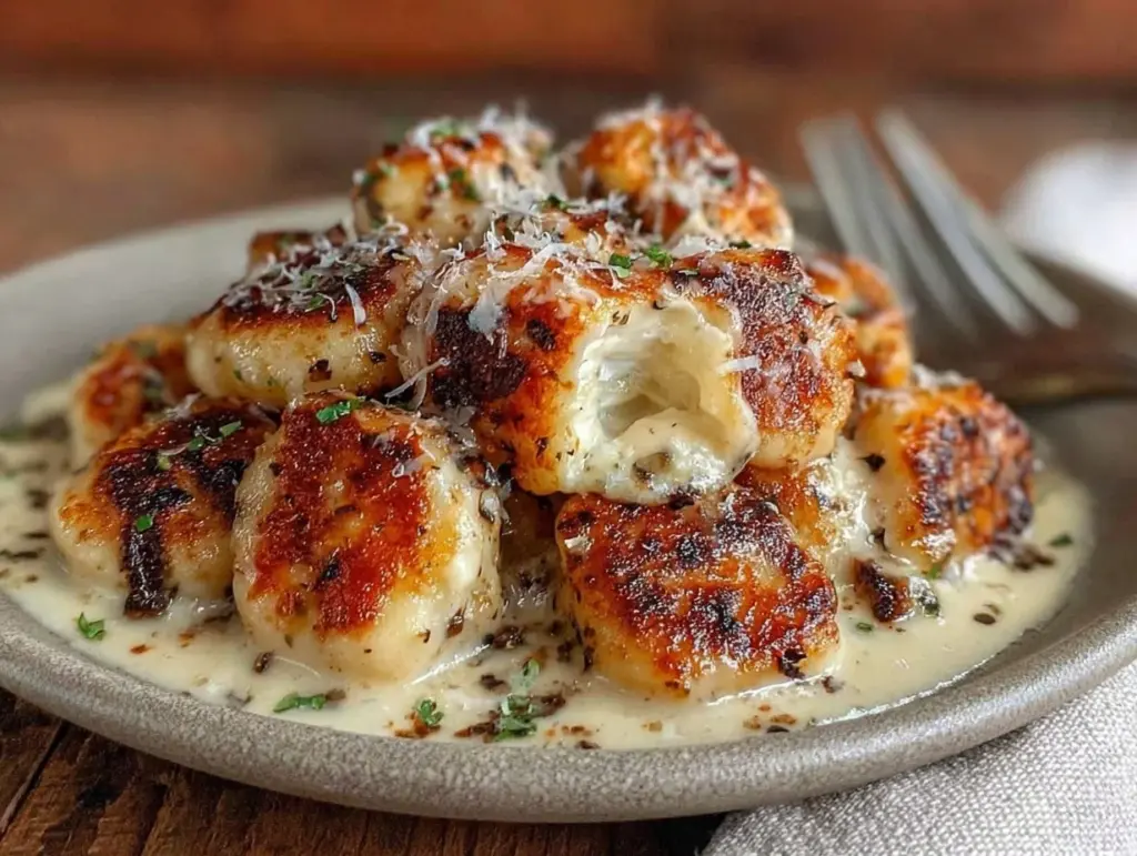 creamy millionaire gnocchi recipe - featured image