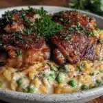 creamy one-pot chicken orzo - featured image